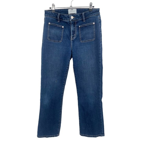 CURRENT/ELLIOTT Jeans Crop High Waisted - Size 28 - Picture 11 of 11